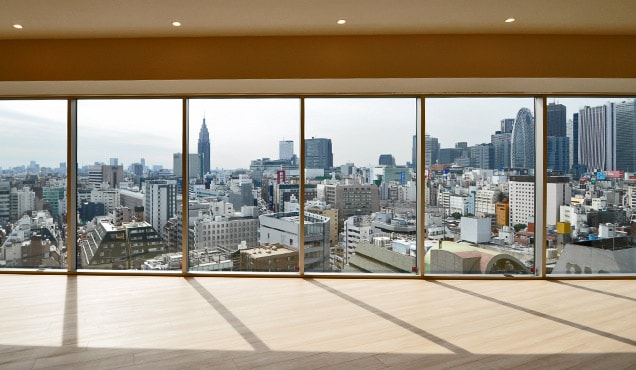 コンフォリア新宿イーストサイドタワーからの眺望