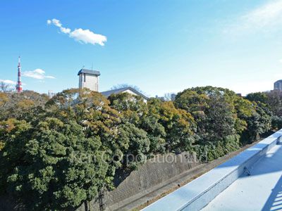 麻布鳥居坂マンションの写真 屋上からの眺望