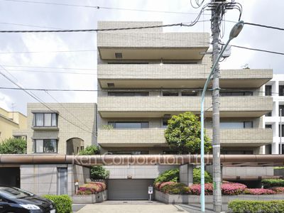 常磐松パークマンションの写真 外観ひき