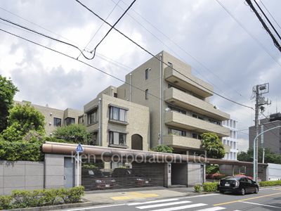 常磐松パークマンションの写真 外観ひき