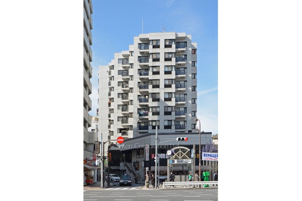 グランドメゾン麻布十番館の写真 外観ひき