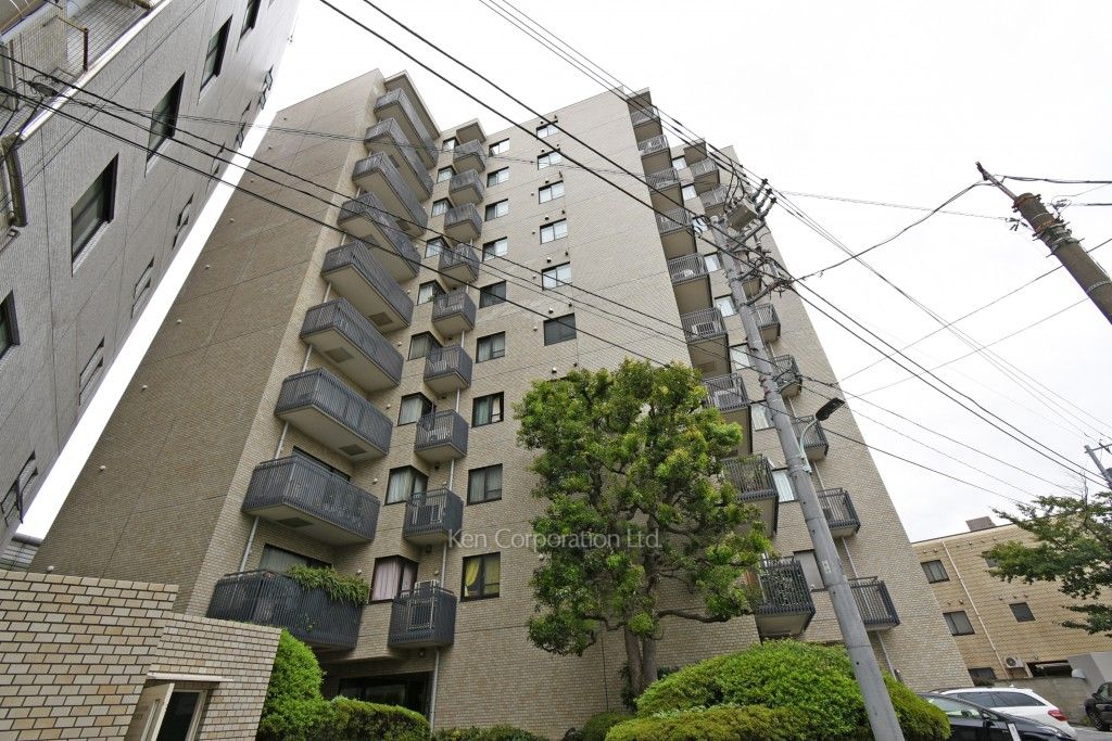 南青山パークマンションの写真 外観ひき