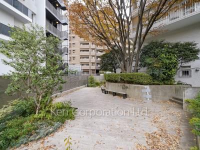 白金第一マンションズの写真 中庭・植栽