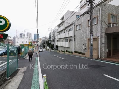 ハイネス南麻布の写真 前面道路