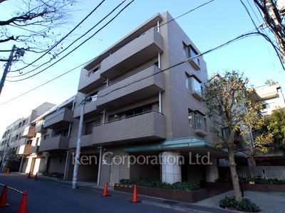 白金三光坂パークマンションの写真 外観ひき