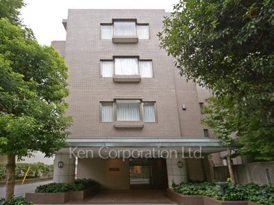 白金三光坂パークマンションの写真 外観ひき