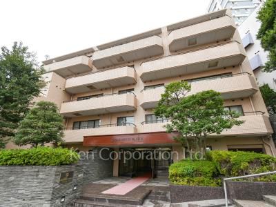朝日目黒マンションの写真 外観ひき