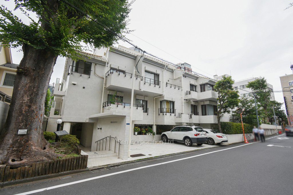 西麻布ロイヤルマンションの写真 外観ひき