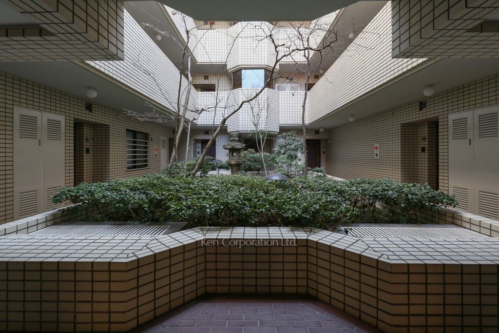 赤坂新坂ハウスの写真 中庭・植栽