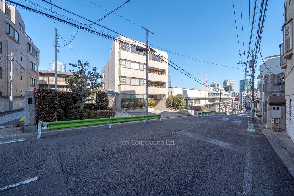元麻布三田ハウスの写真 前面道路