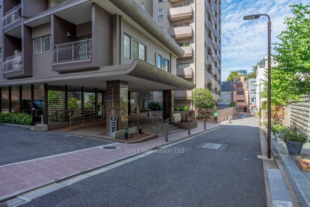 ドミール五番町の写真 前面道路