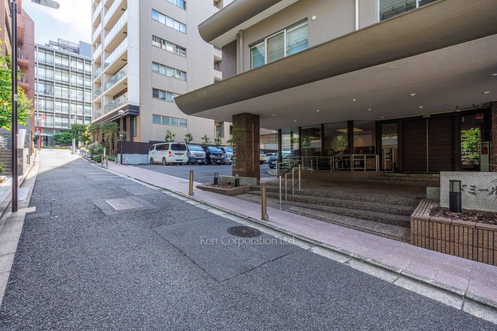 ドミール五番町の写真 前面道路