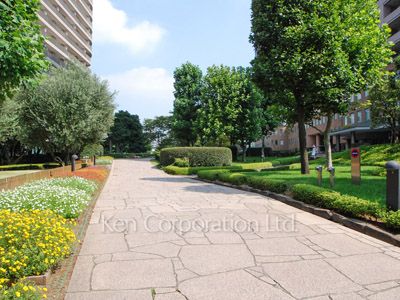 シティフロントタワーの写真 中庭・植栽