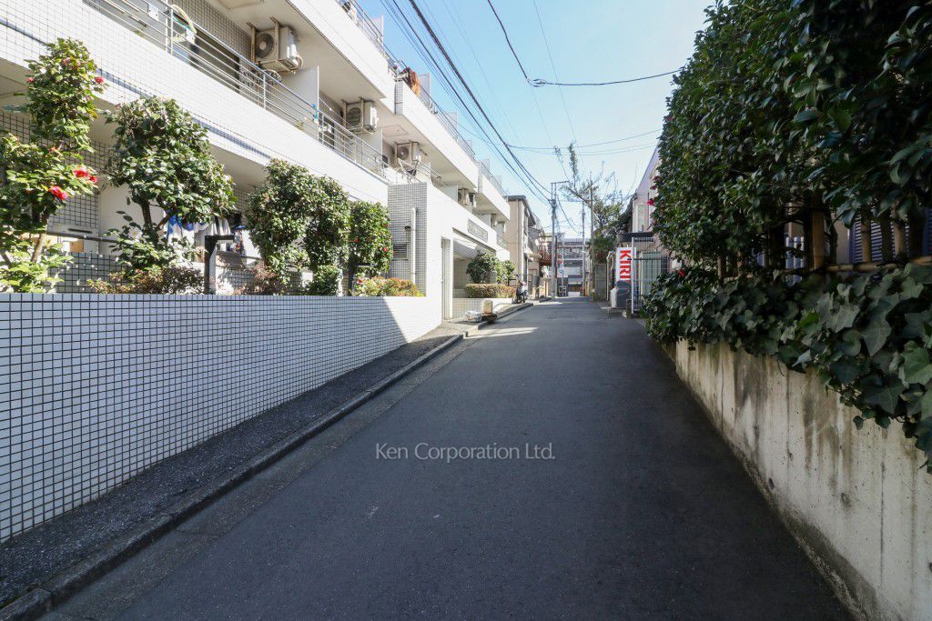 グローリア初穂西早稲田の写真 前面道路