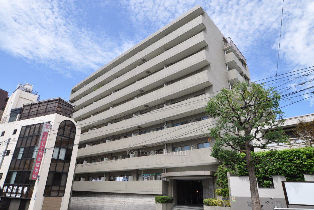 高田馬場パークホームズの写真 外観ひき