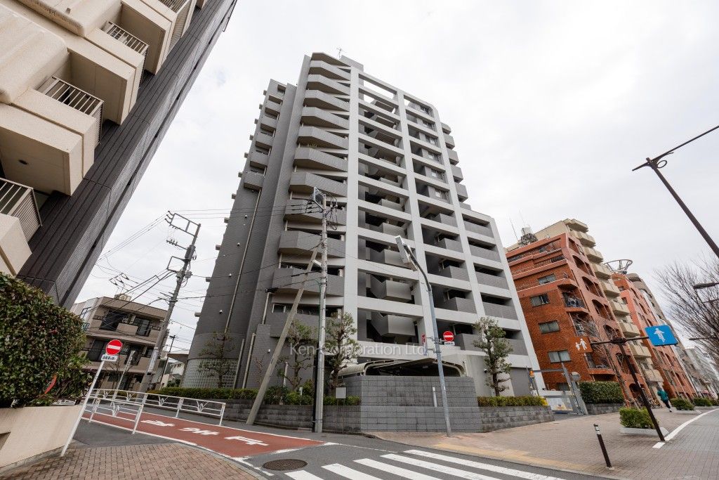 代々木公園パークホームズの写真 外観ひき