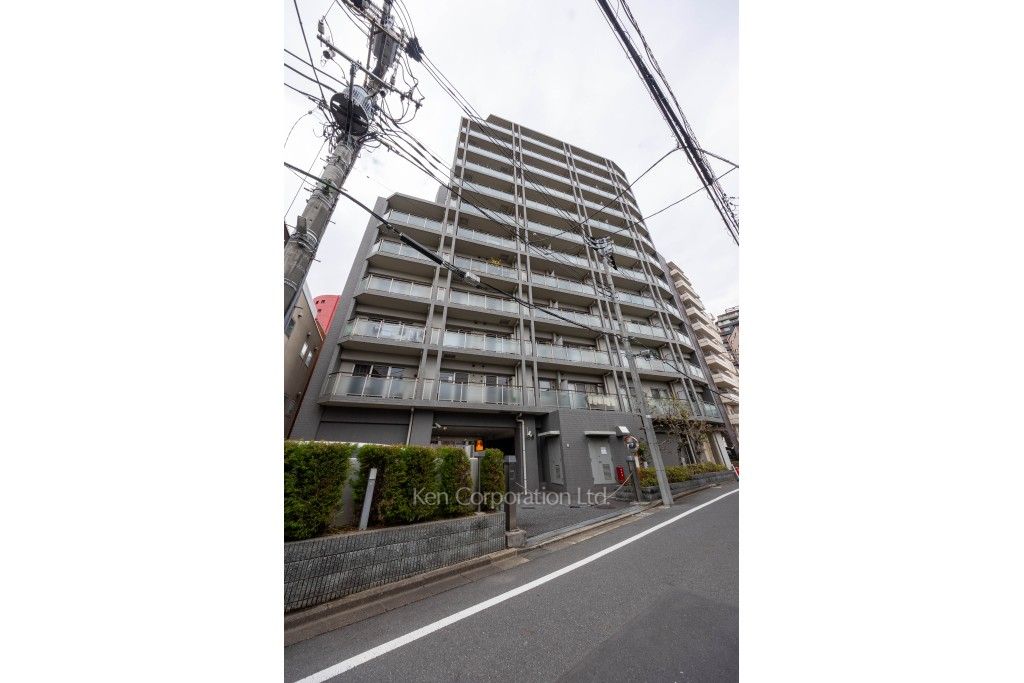 代々木公園パークホームズの写真 外観ひき