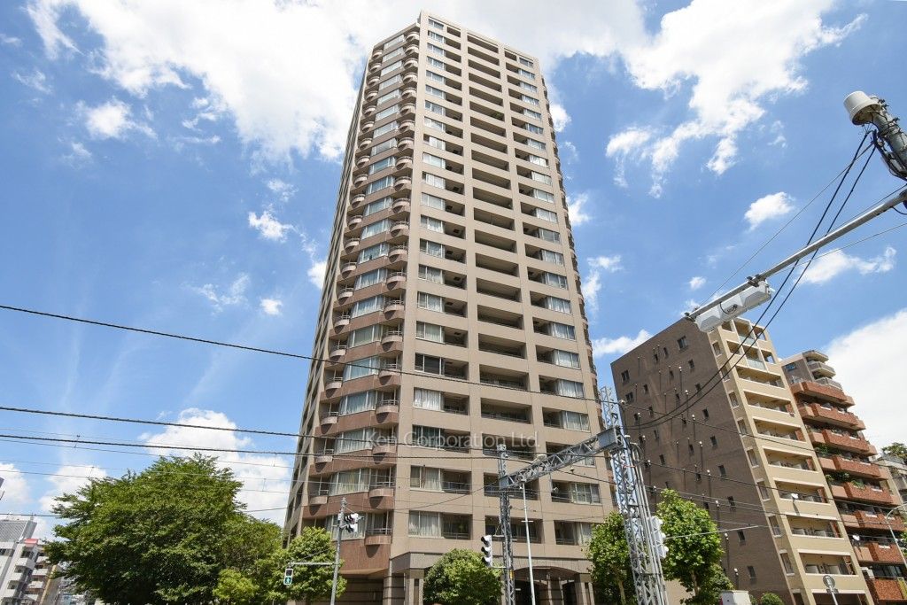 西早稲田シティタワーの写真 外観ひき
