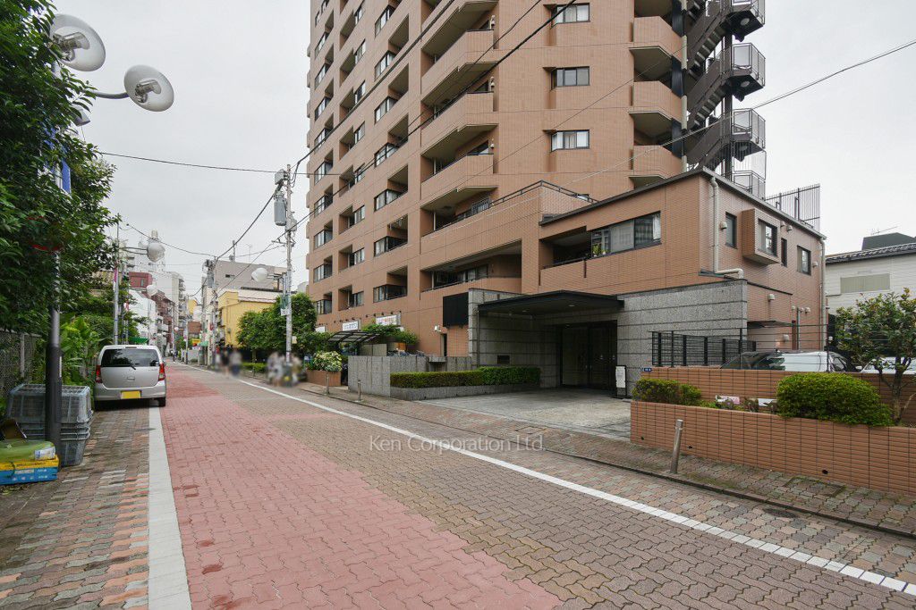 コスモ白金シティフォルムの写真 前面道路