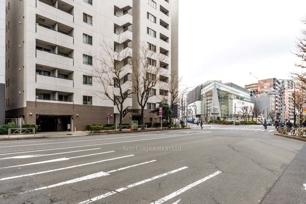 パークハウス渋谷山手の写真 前面道路