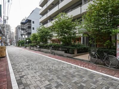 芝公園アパートメントの写真 前面道路