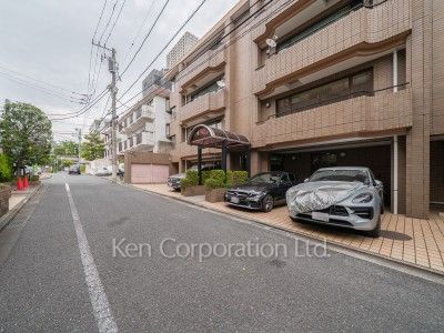 ザ・パームス白金台の写真 前面道路