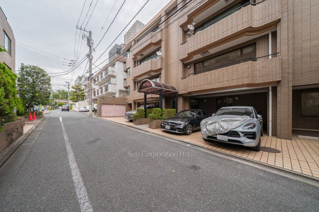 ザ・パームス白金台の写真 前面道路