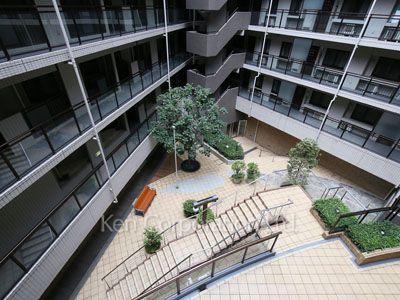クレッセント品川の写真 中庭・植栽