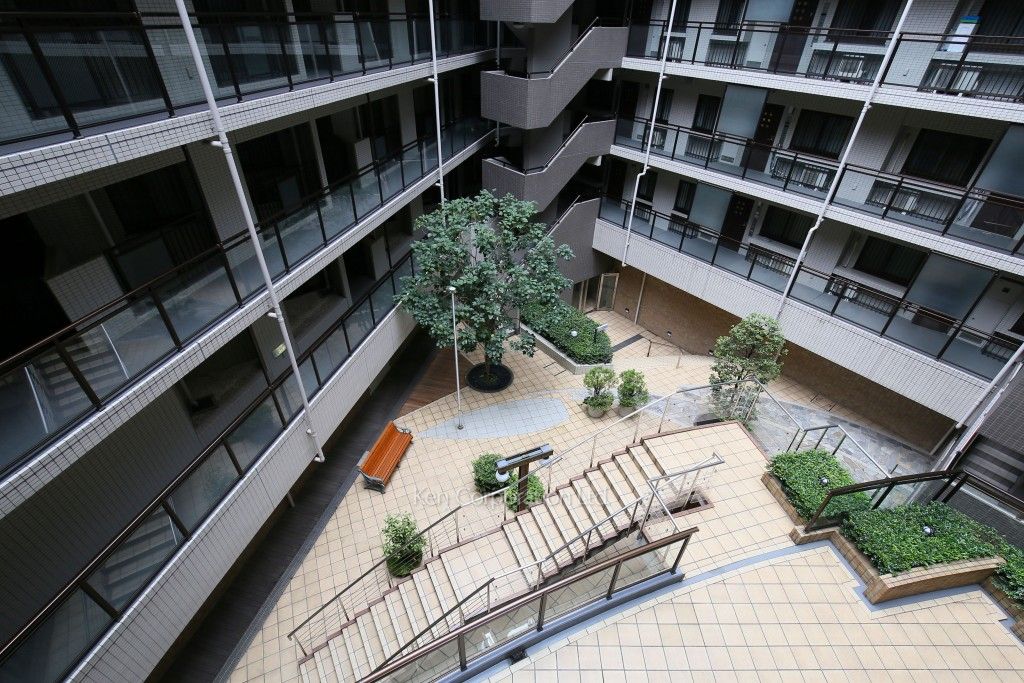 クレッセント品川の写真 中庭・植栽