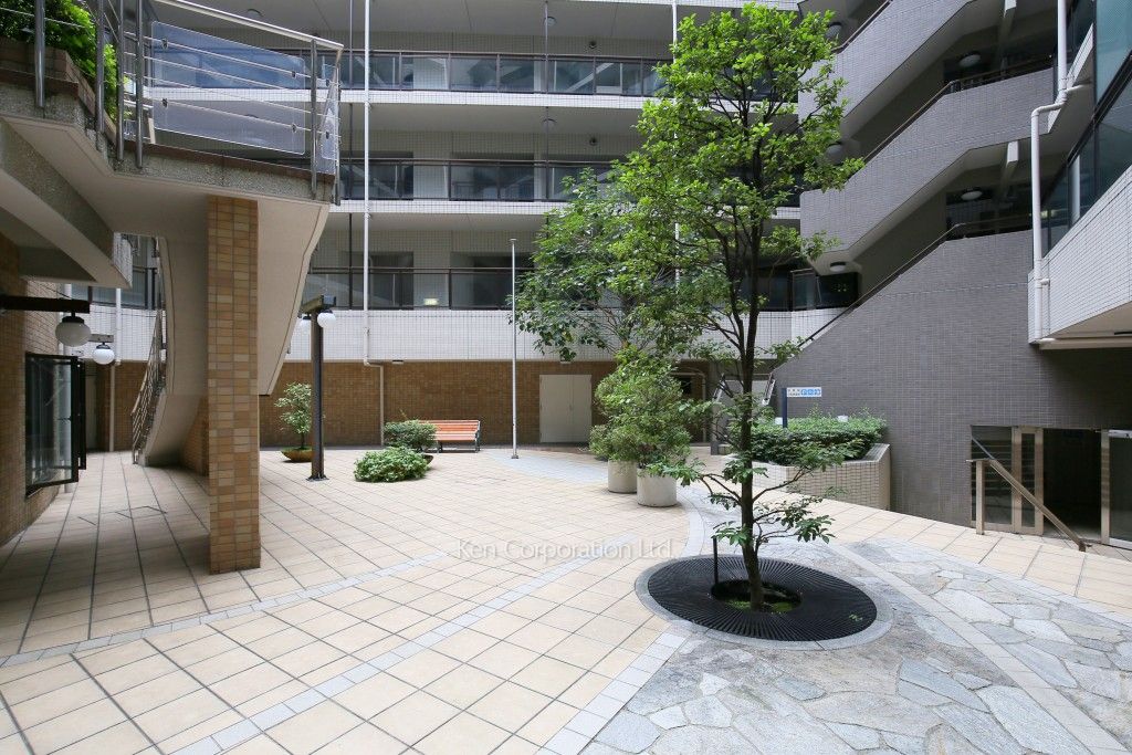 クレッセント品川の写真 中庭・植栽