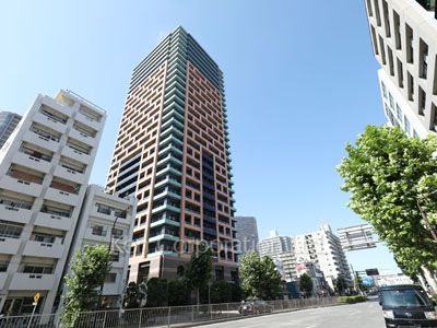 ファミール月島グランスイートタワーの写真 外観ひき