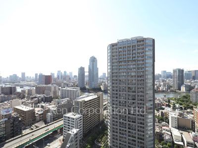 ファミール月島グランスイートタワーの写真 ビューラウンジからの眺望