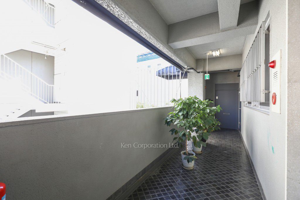 スリースターズマンションの写真 共用廊下