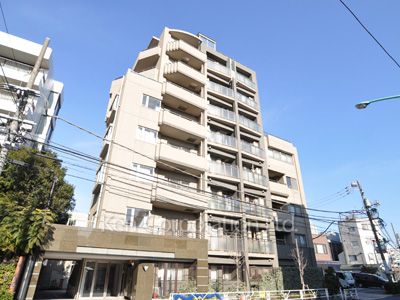 THEパームス代々木上原ヴェールテラスの写真 外観ひき