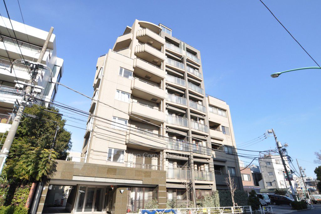 THEパームス代々木上原ヴェールテラスの写真 外観ひき