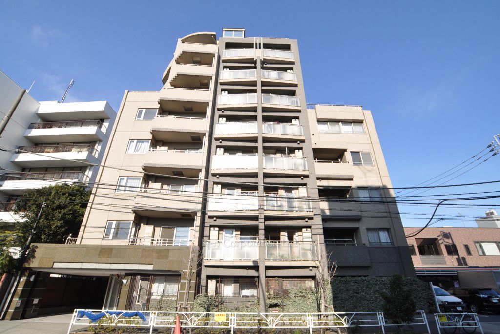 THEパームス代々木上原ヴェールテラスの写真 外観ひき