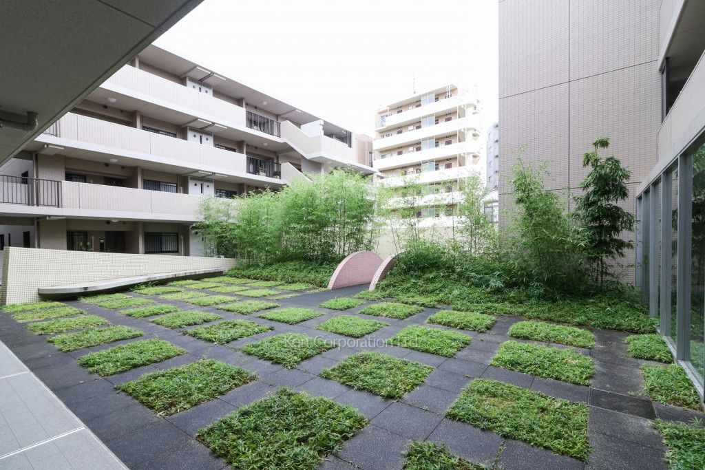 ヴェーゼント駒場公園の写真 中庭・植栽