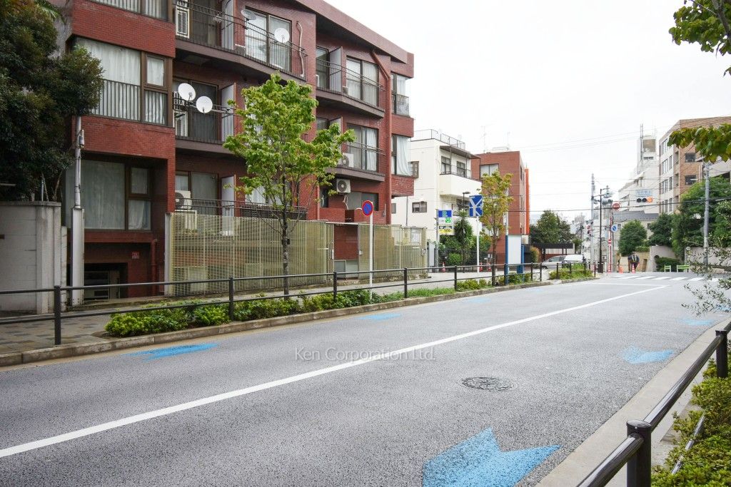 ライオンズマンション元麻布の写真 前面道路