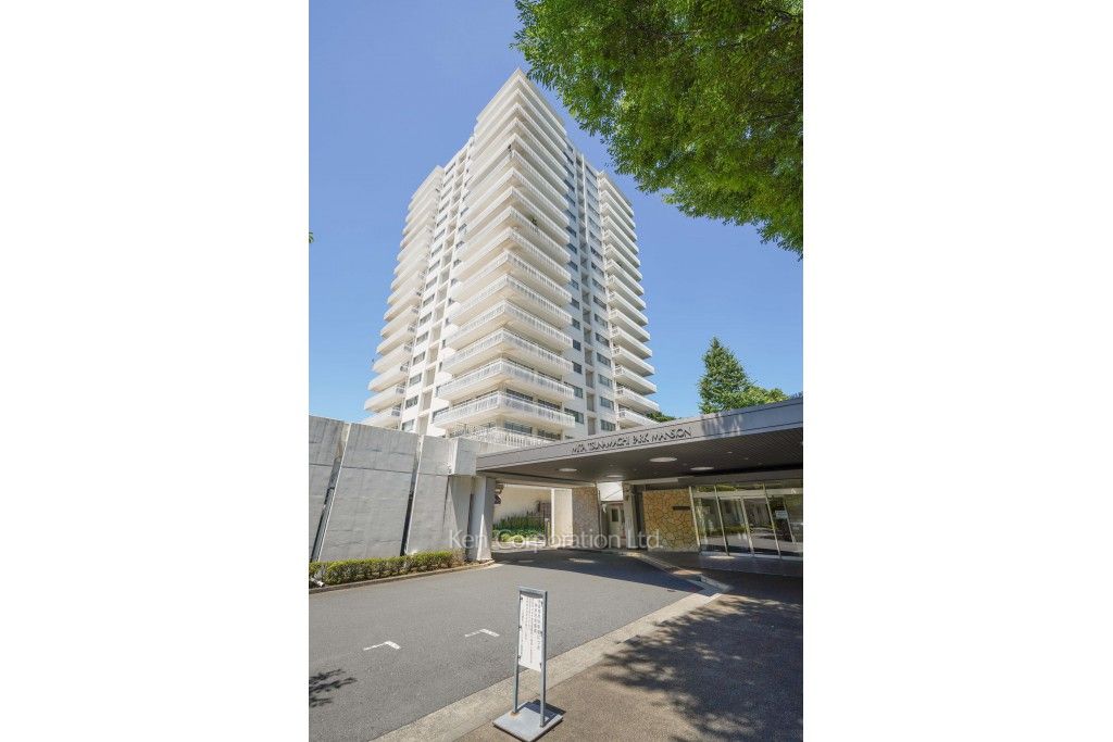 三田綱町パークマンションの写真 外観ひき