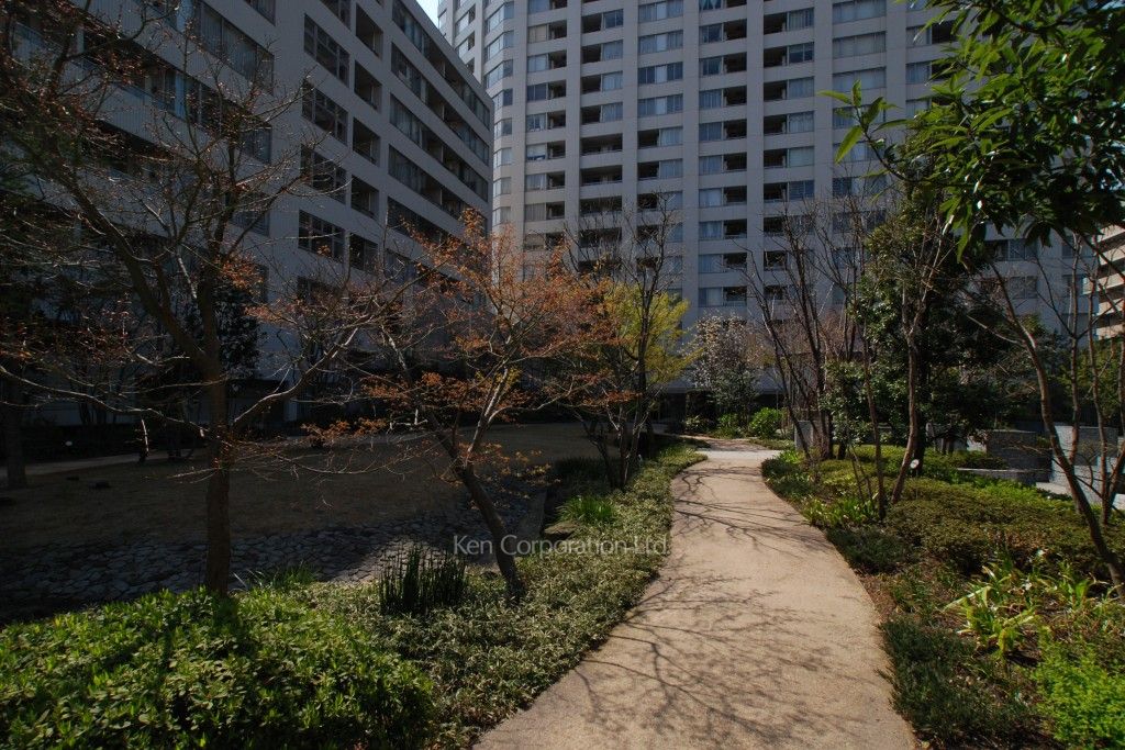 TAKANAWA The RESIDENCE テラス棟の写真 中庭・植栽