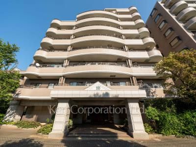 朝日マンション駒場の写真 外観ひき