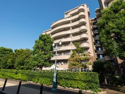 朝日マンション駒場の写真 外観ひき