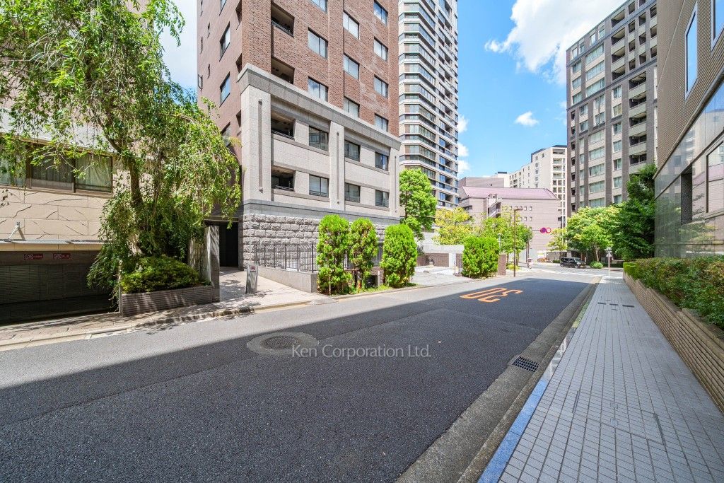 LaSante一番町の写真  前面道路