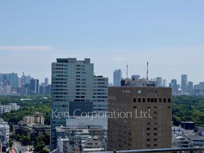 シティタワー九段下の写真 屋上庭園からの眺望