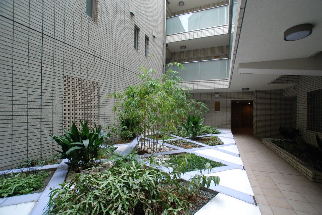 市谷逢坂テラスの写真 中庭・植栽