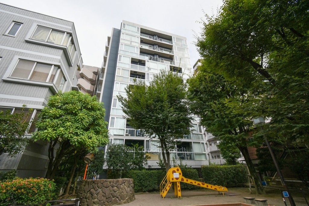 レジデンス白金パークフロントの写真 外観ひき