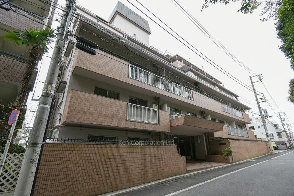 広尾ハイツの写真 外観ひき