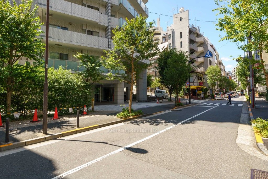 レグノ・グランデ一番町タワーの写真 前面道路