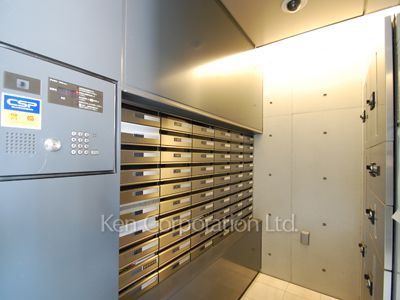 アーバネックス市谷柳町の写真 郵便受け、宅配ボックス