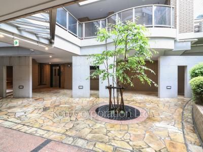 ディアナコート代々木の写真 中庭・植栽
